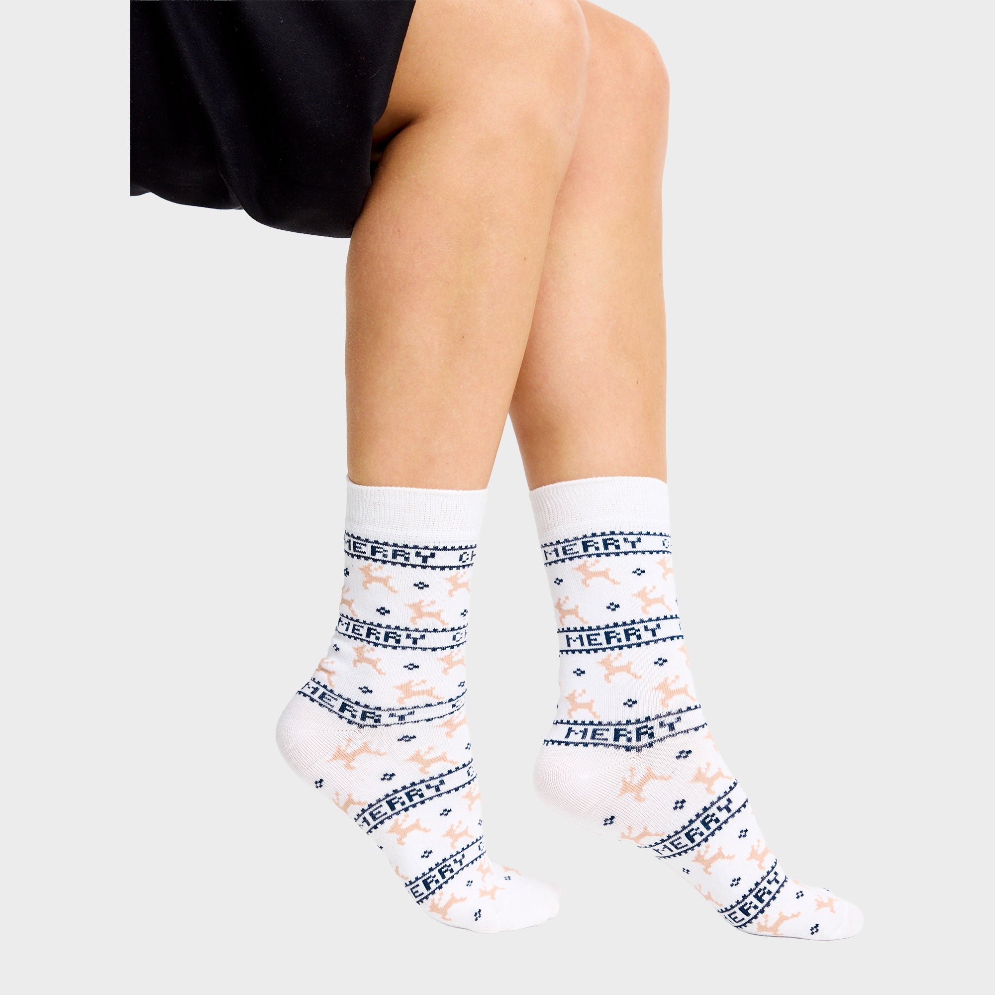 The Elegant Socks Creme